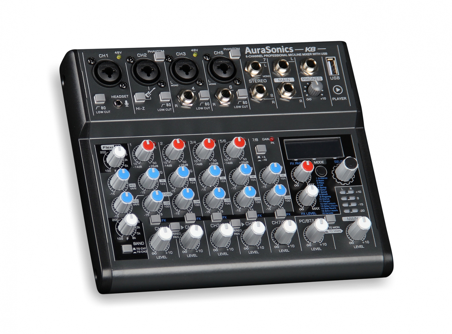 AuraSonics K8 компактный микшерный пульт в Пермской области