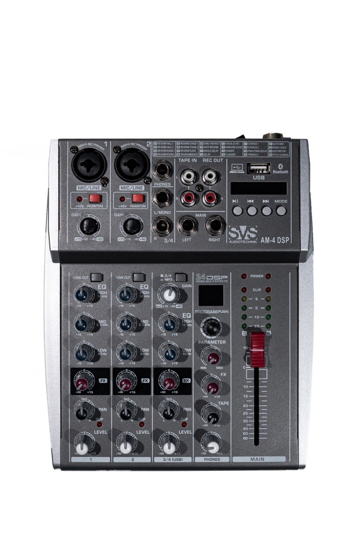 SVS Audiotechnik mixers AM-4 DSP Аналоговый микшерный пульт, 4-канала в Пермской области