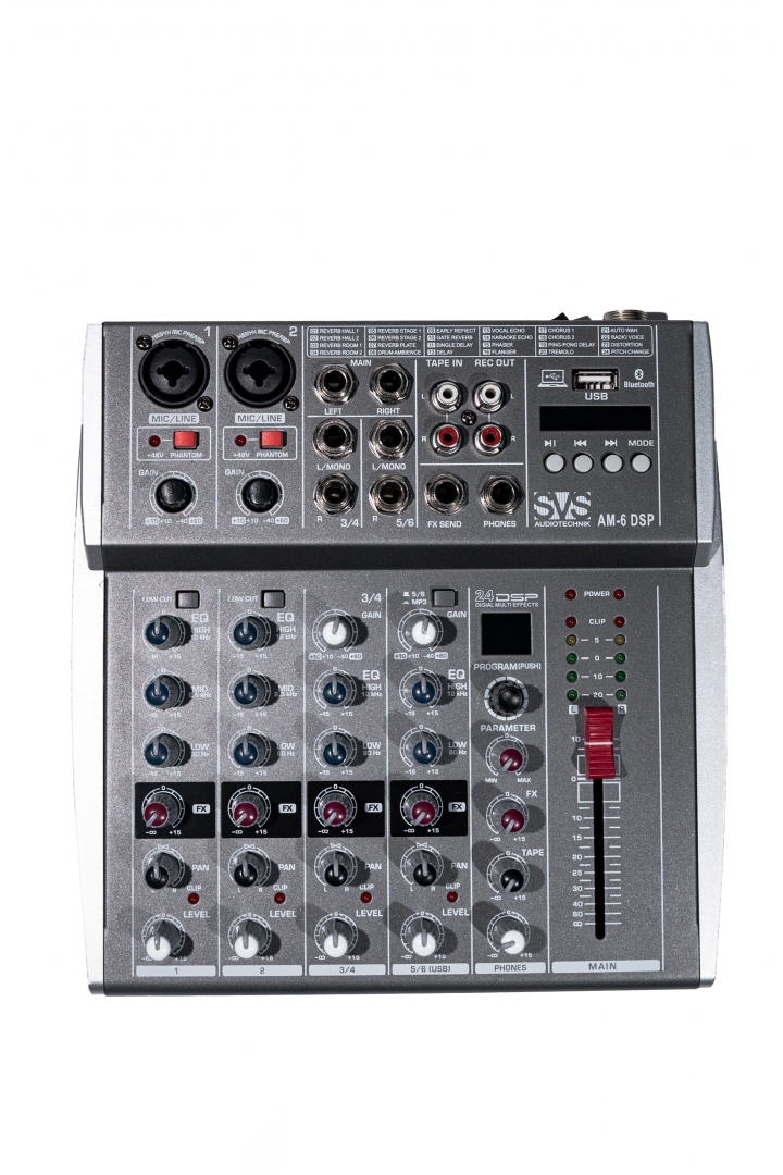 SVS Audiotechnik mixers AM-6 DSP Микшерный пульт аналоговый, 6-канальный SVS Audiotechnik mixers в Пермской области